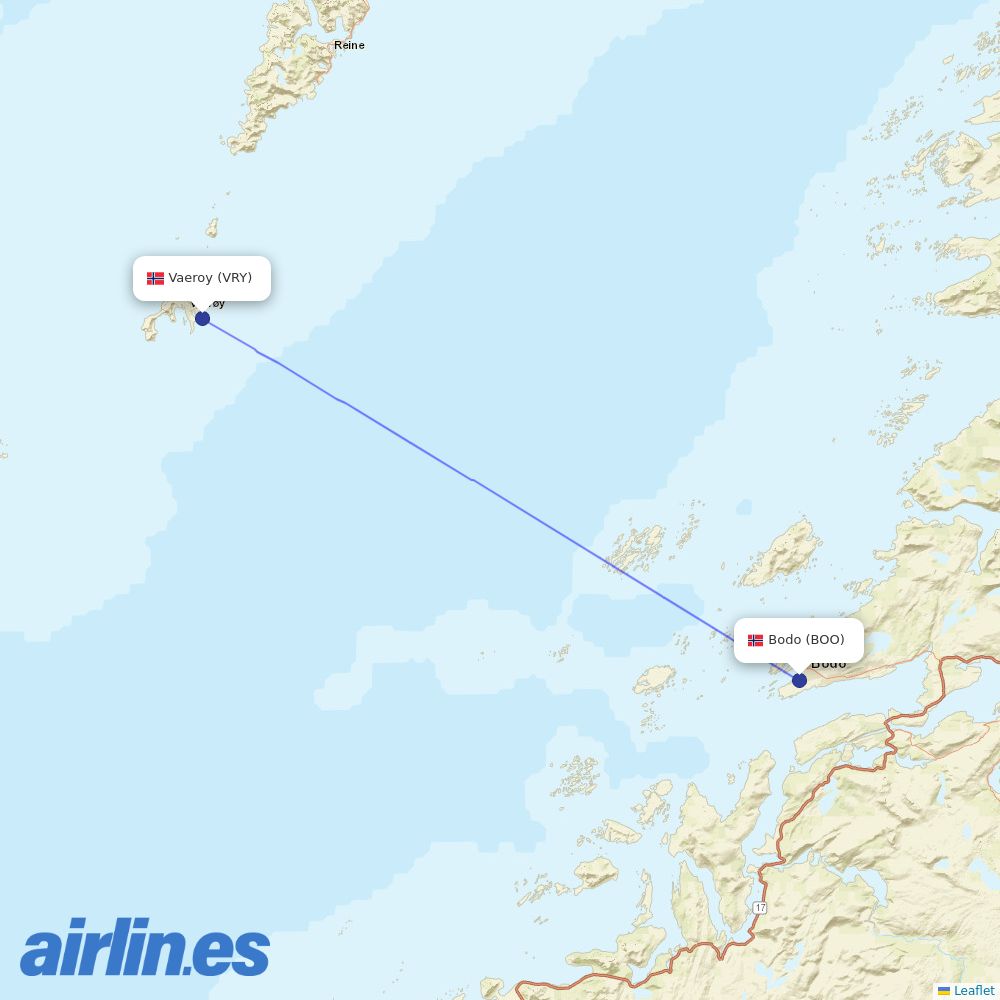  at BOO route map