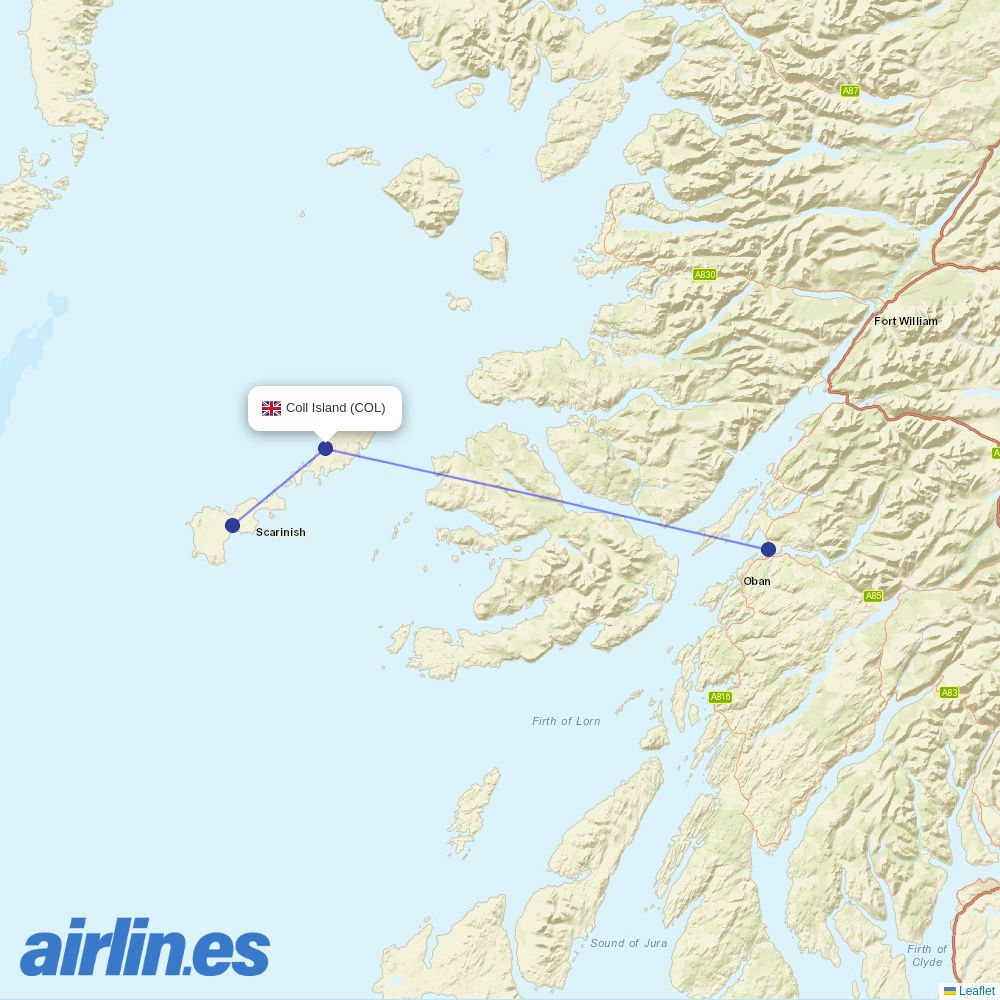  at COL route map