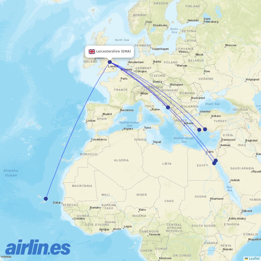  at EMA route map