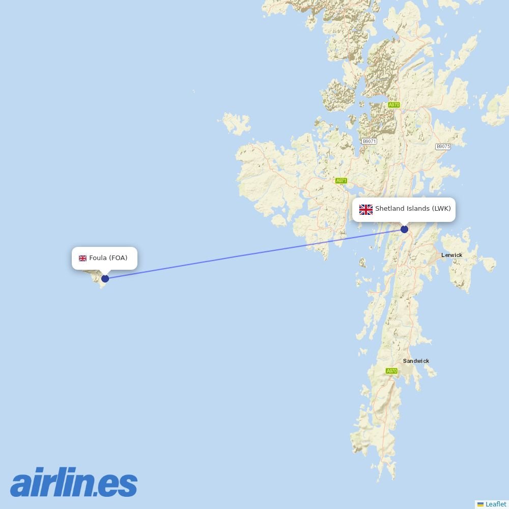  at FOA route map