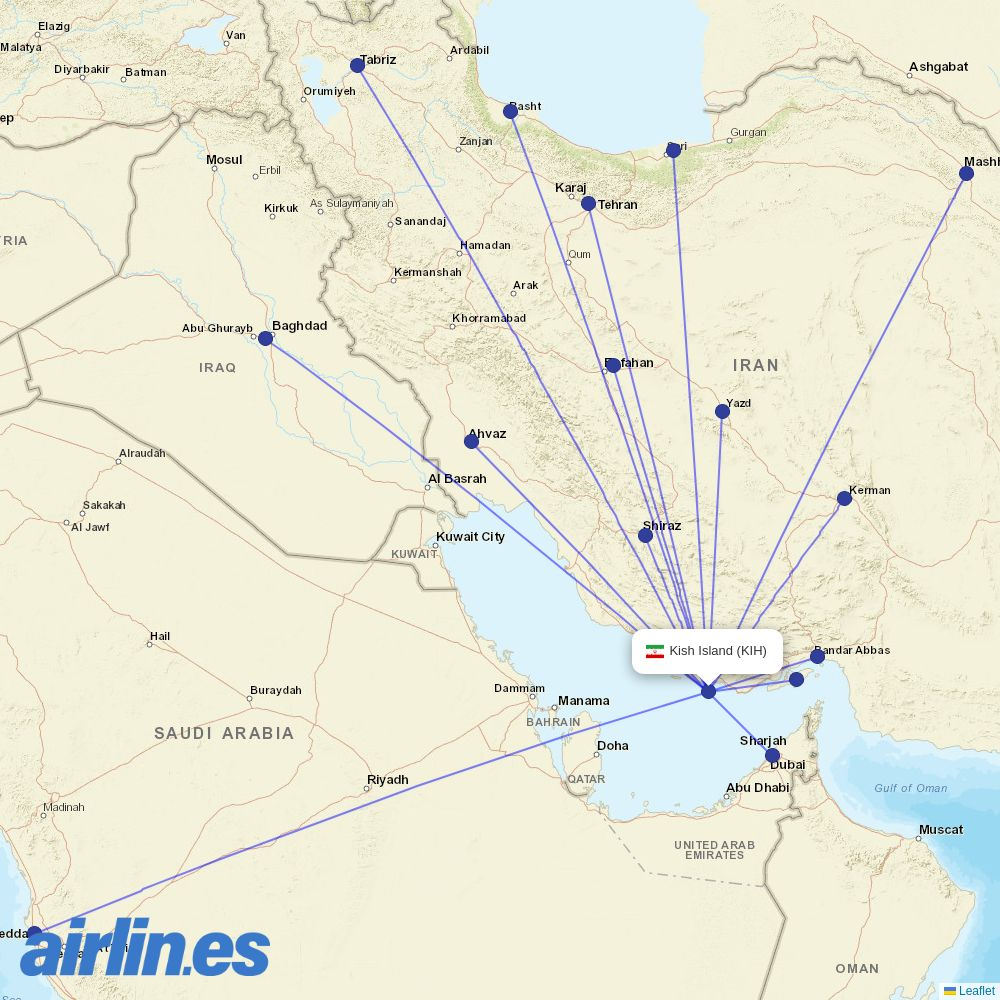 at KIH route map