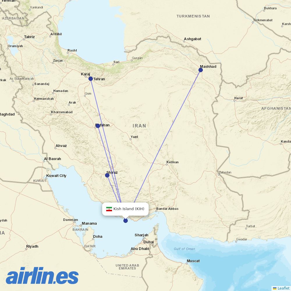 at KIH route map