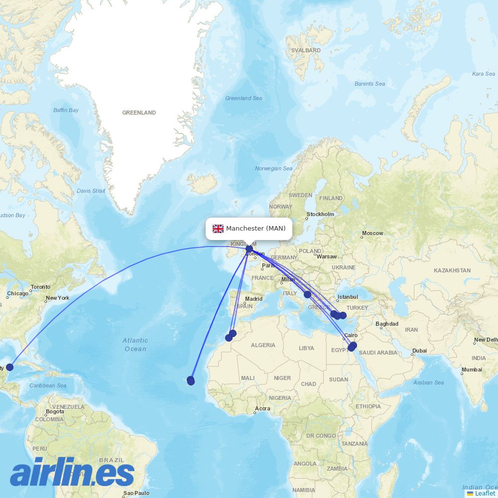  at MAN route map