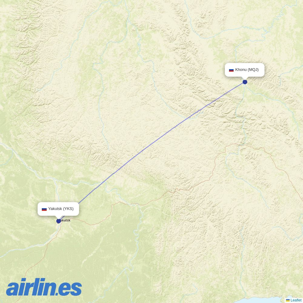  at MQJ route map