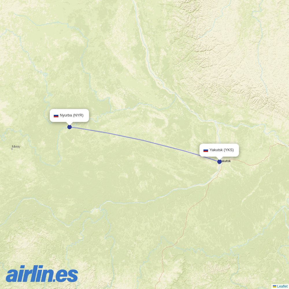  at NYR route map