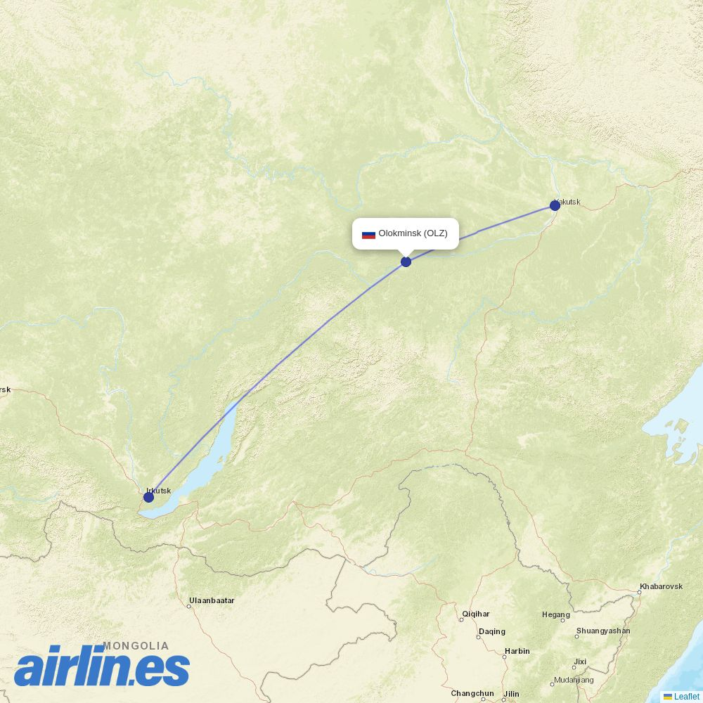  at OLZ route map