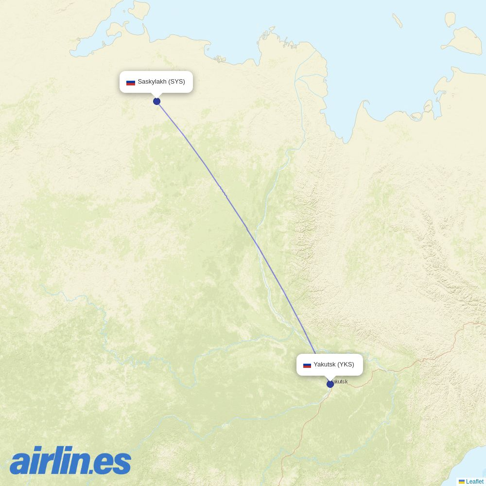  at SYS route map