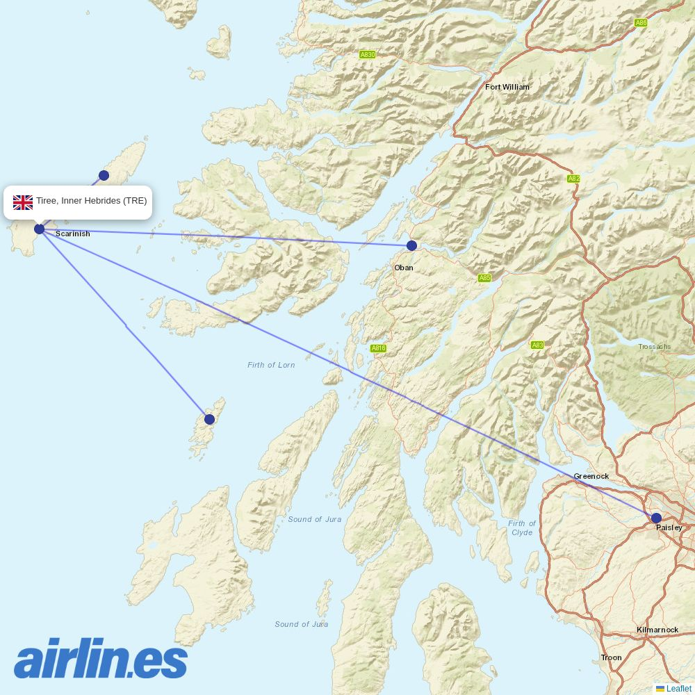  at TRE route map